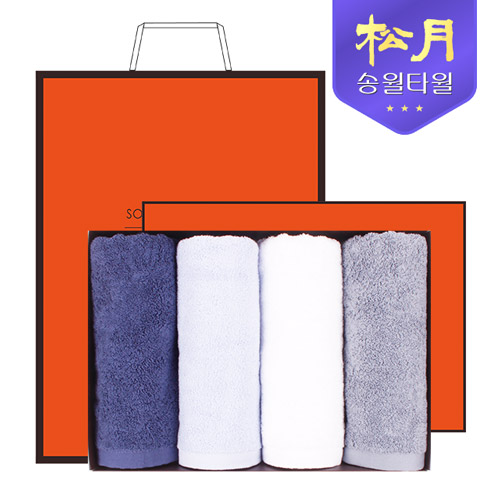 (20개) 기업답례품 송월타올 송월 호텔용 아르망 160g 4P 타올세트 홍보물품 판촉물 : 판촉물제작우산답례품각인볼펜