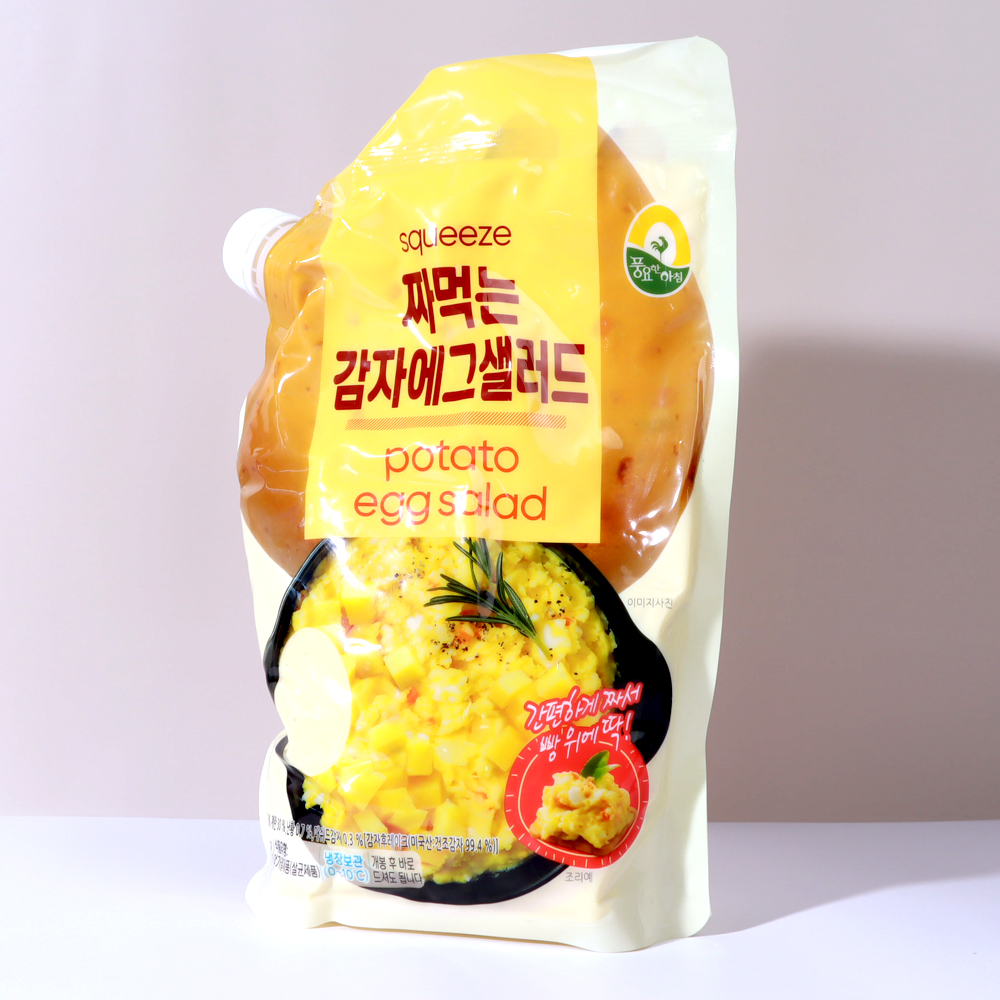 풍요한 아침 짜먹는 감자 에그샐러드 에그포테이토 샐러드 코스트코 1kg : 키친1989