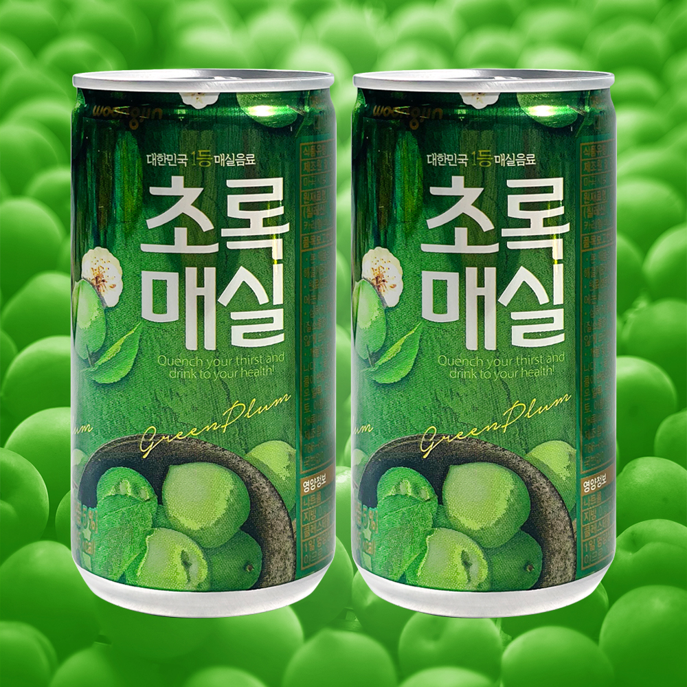 웅진 초록매실  180ml x30캔 고칼슘오렌지 사과 옥수수수염차 헛개차 스크린 모텔 업소용 혼합음료 과채음료수 미니캔 단캔모음 : 전진몰