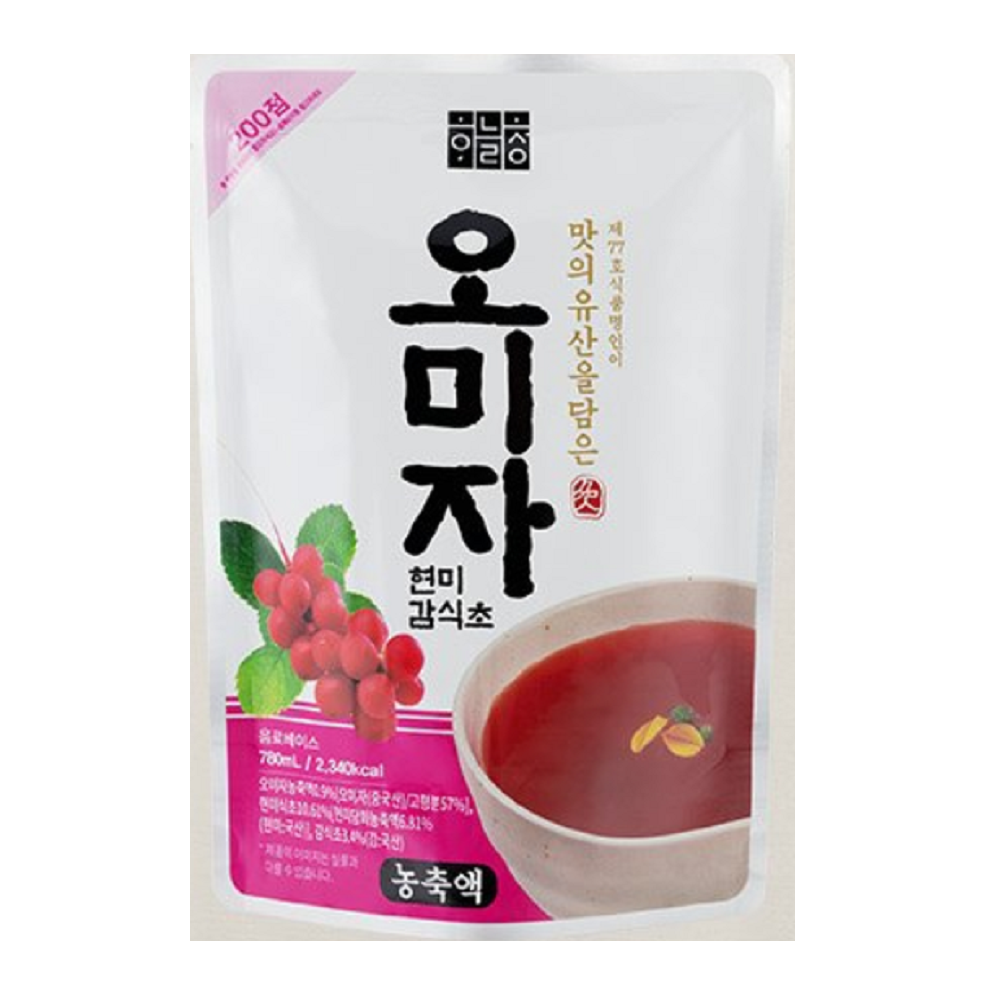 하늘청 오미자현미감식초 780ml : FOOD파트너스