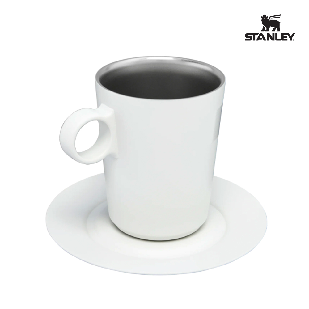 스탠리 더 데이브레이크 카페라떼 컵앤소서, 페일스톤, 313ml, 1개 : 바이탈플랜트