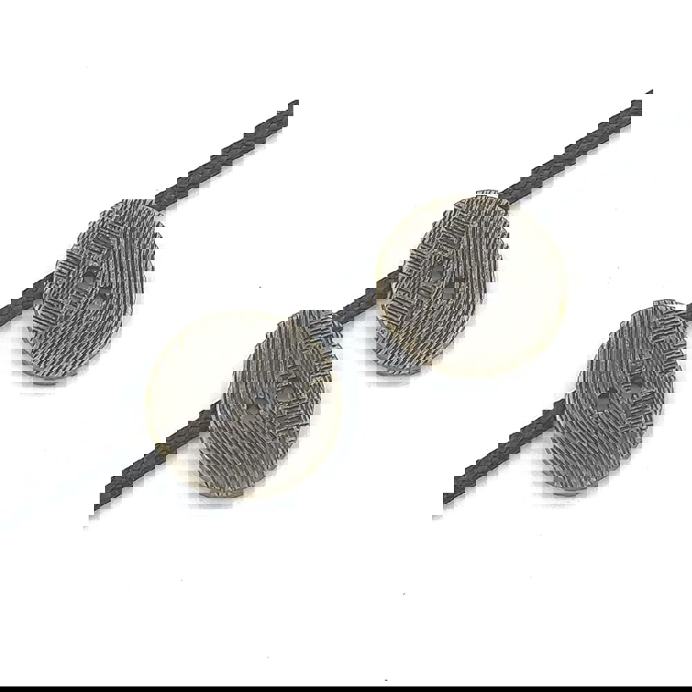 YOGCORETT 10pcs 골동품 청동 금속 2구 스크랩북 바느질 버튼 DIY 공예, 재킷, 코트, 의류 액세서리 20mm : 22서초직구
