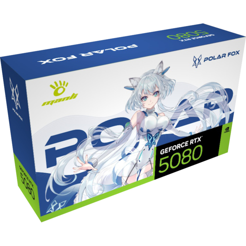 만리 지포스 RTX 5080 Polar Fox D7 16G 폴라폭스 화이트 인텍앤컴퍼니 : SHPC컴퓨터