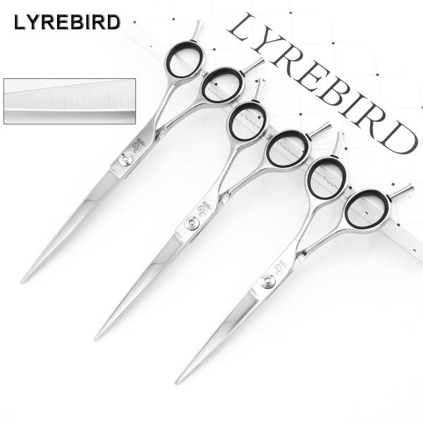 붙임가발전문 톱질 헤어 가위 건식 커팅 모양 블레이드 6 7 인치 Lyrebird 하이 클래스 신제품 : 오로라종합유통
