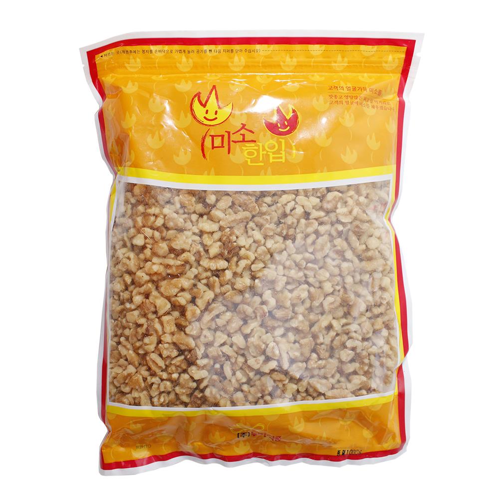 호두1/41kg1개 호두효능 호두반반태벌크 1kg 영에프앤디 : 하이브릿지