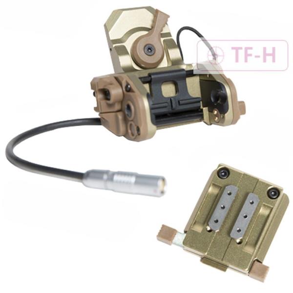FMA 전술 기능성 GSGM NVG 헬멧 마운트 지지대 브래킷 슈라우드 어댑터 베이스 플레이트 BK/DE 1 개 포함 : 하루코퍼레이션22
