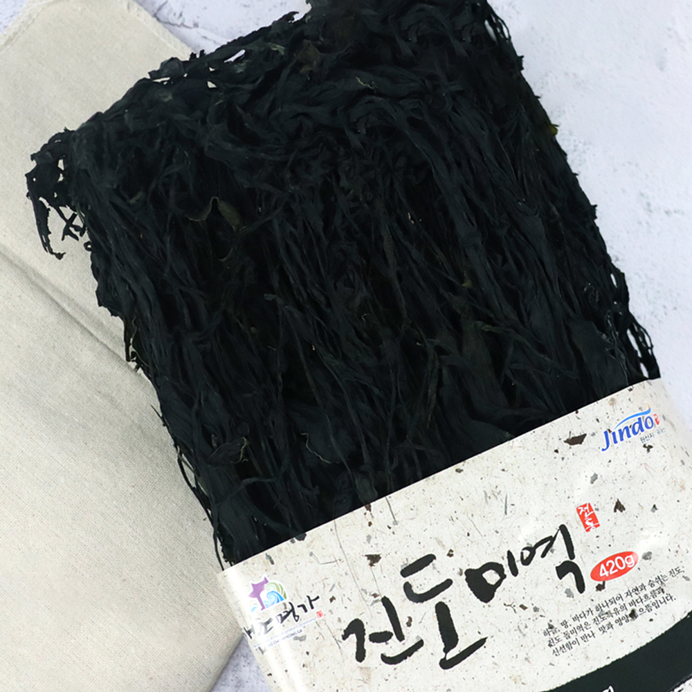 [GR] 초사리 미역 420g 내외 해초명가 진도 초사리미역 해초 끓일수록 맛 있어지는 건미역 국내산 미역국 : 그린 커머스