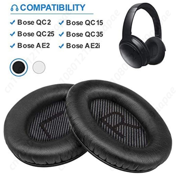 보스 QC2/QC15/QC25/QC35/AE/2/2i/2w 헤드셋 쿠션용 메모리 폼 이어 패드 2개 : 여기다이쓰요몰