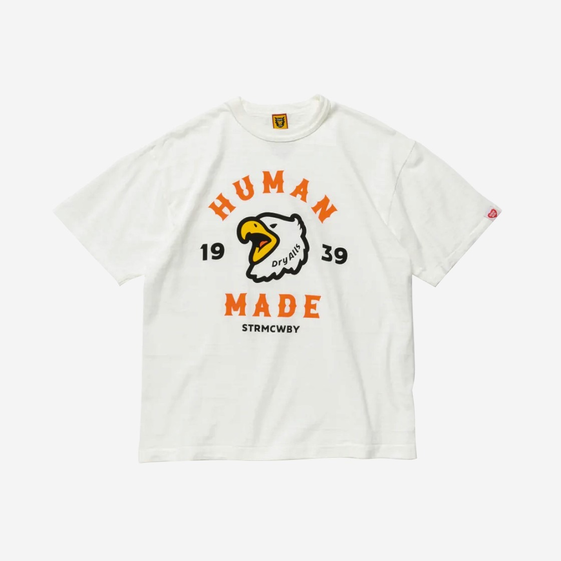 휴먼메이드 반팔티셔츠 화이트 HM24TE007 : Drowa