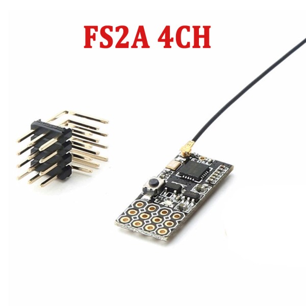 Flysky i6 / FS-i6 송신기용 FS2A 4CH AFHDS 2A 미니 호환 수신기 PWM 출력 : 여기다이쓰요몰