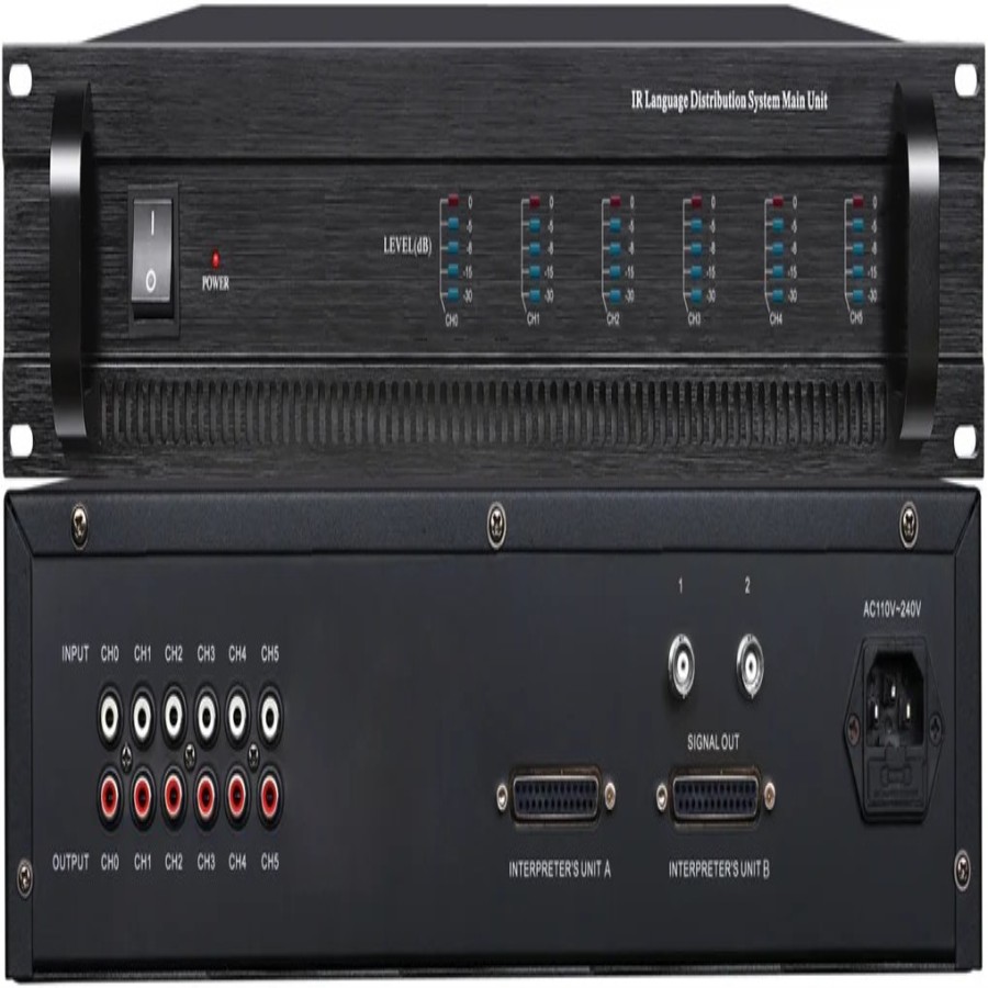 HT6300 적외선 언어 분배 적외선 동시 통역 통역 시스템 회의 통역 장비 : OceanSpan
