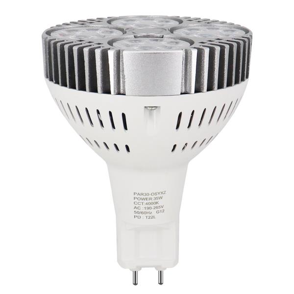 G12 LED 전구 35W PAR30 스포트라이트 LED 교체 CDM-T 마스터컬러 CMH-T 금속 할로겐 램프 교체 1 팩 : 잔플렉스