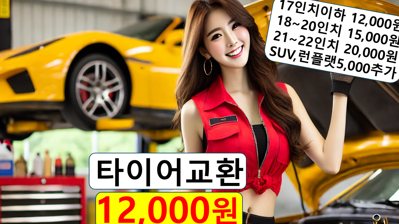 타이어 교체 나라 공임12,000원 청주 증평 오창 음성 진천 싼곳 공기압 비용 대전 세종 : 자동차의 모든것 착한카