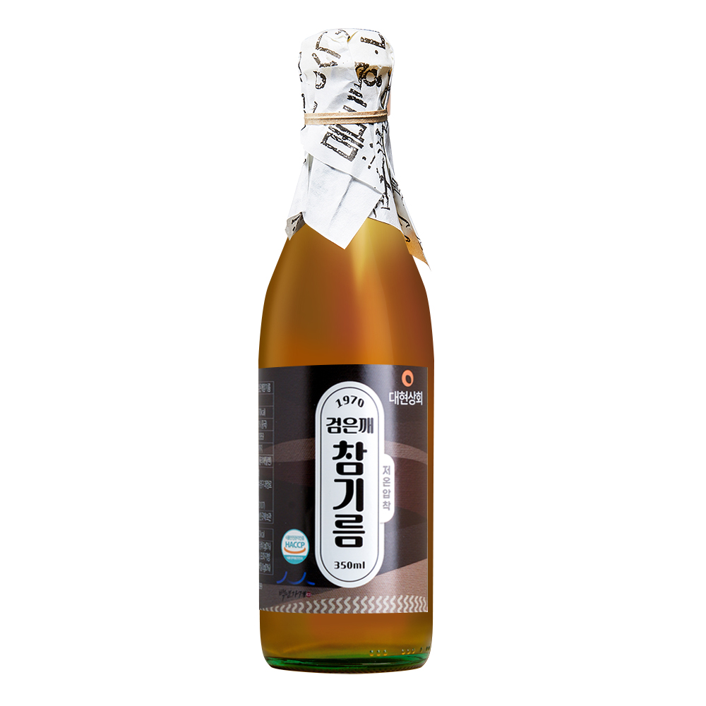 55년전통 대현상회 오리지널 참기름 350ml 저온압착 / 백년가게 방앗간 : 대현상회 방앗간