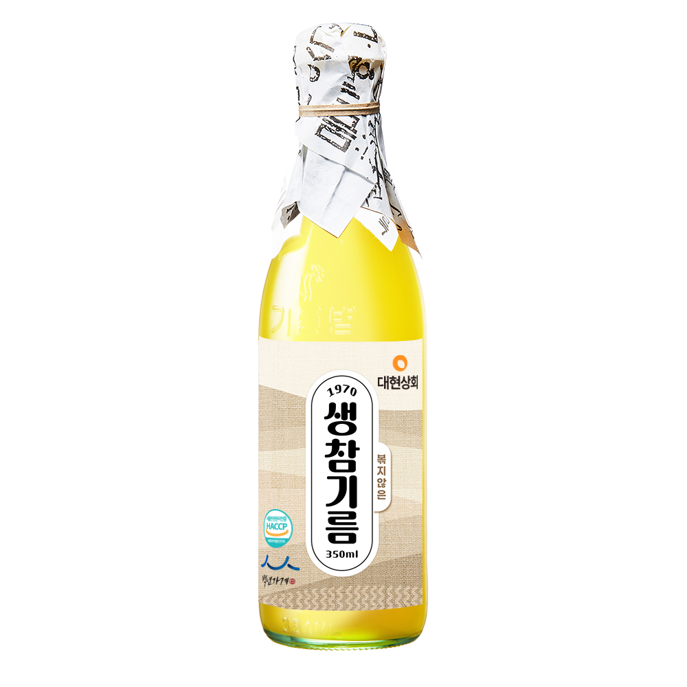 55년전통 대현상회 저온압착 오리지널 참기름 350ml 백년가게 방앗간 : 대현상회 방앗간