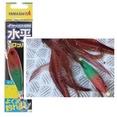 야마시타 수평드롭퍼 에기 70mm 95mm 한치 쭈꾸미 갑오징어 수평에기 : 고바우낚시