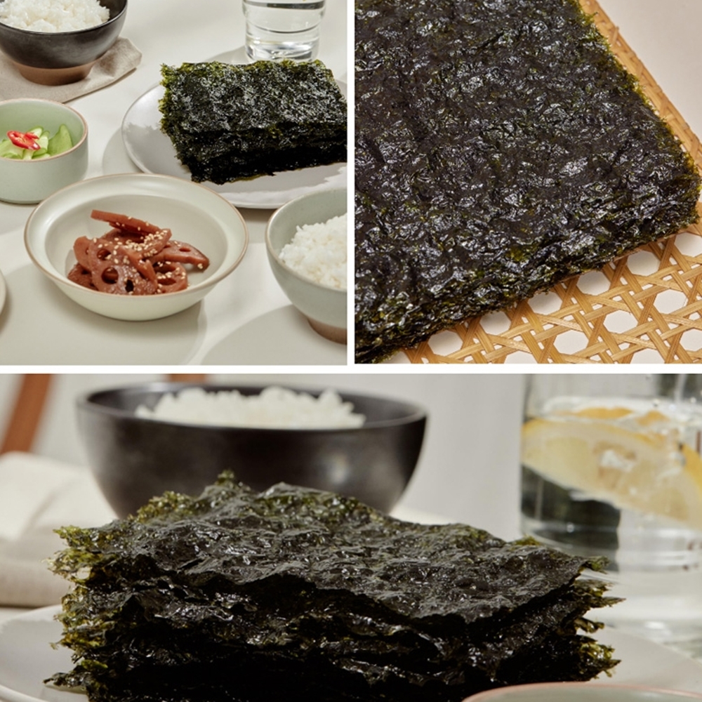 성경김 지도표 어르신 밥 만찬 구운 도시락 재래 전장김 60g : 아카몰