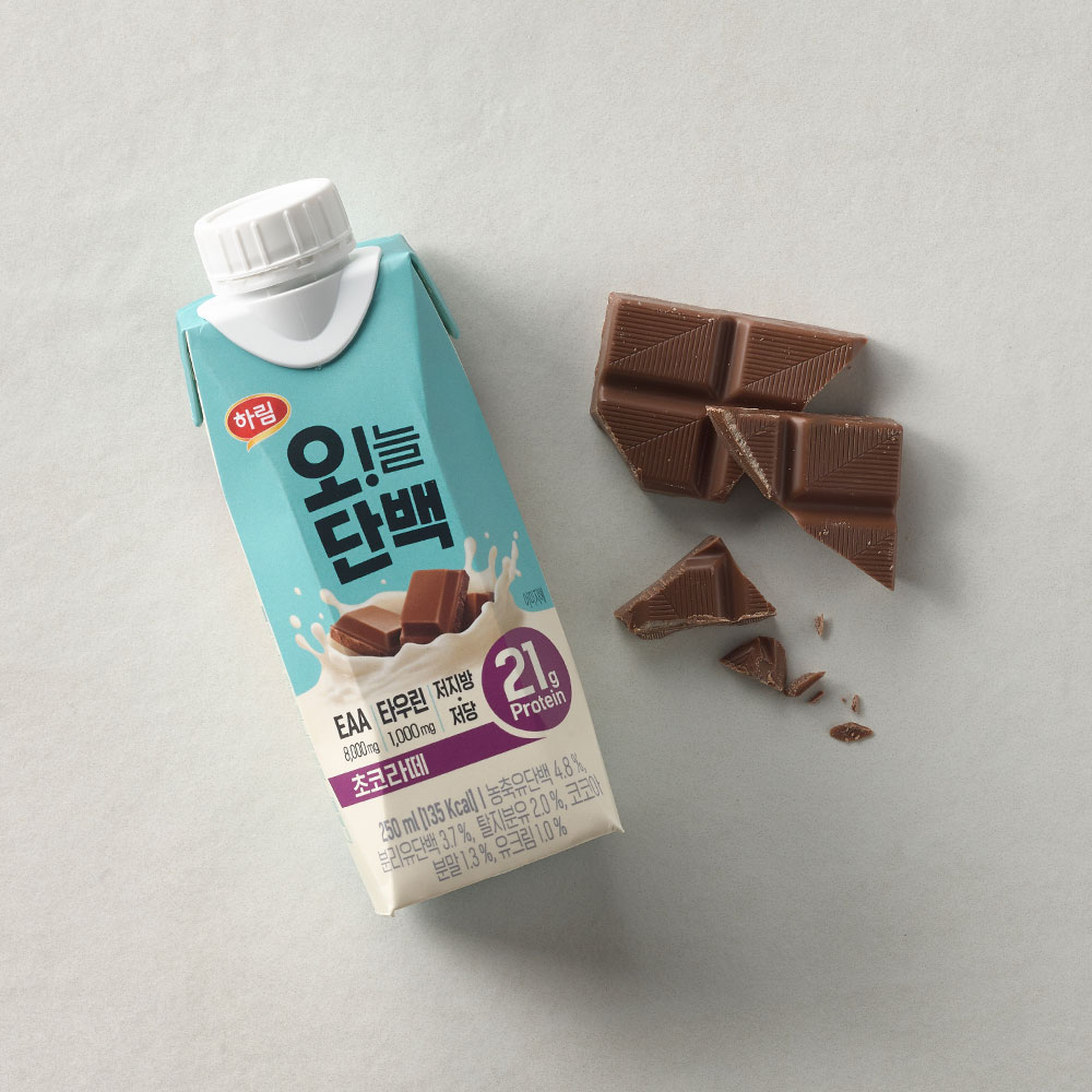 하림 오늘단백 초코라떼 250ml 15개 : 주식회사 하림
