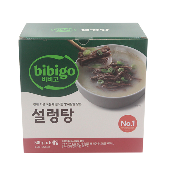 비비고설렁탕 500g x 5팩 : 이홍컴퍼니