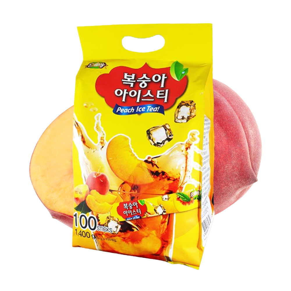이레 이데이 복숭아 아이스티 100T 일회용 스틱 가루 : 커피몰