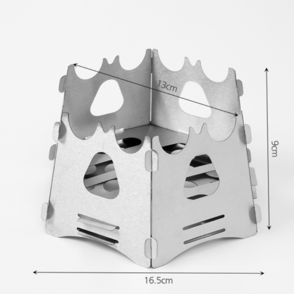 무무다 이지캠핑 접이식 우드스토브(16.5x9cm) 파워스토브 휴대편한버너 : 무궁무진1988