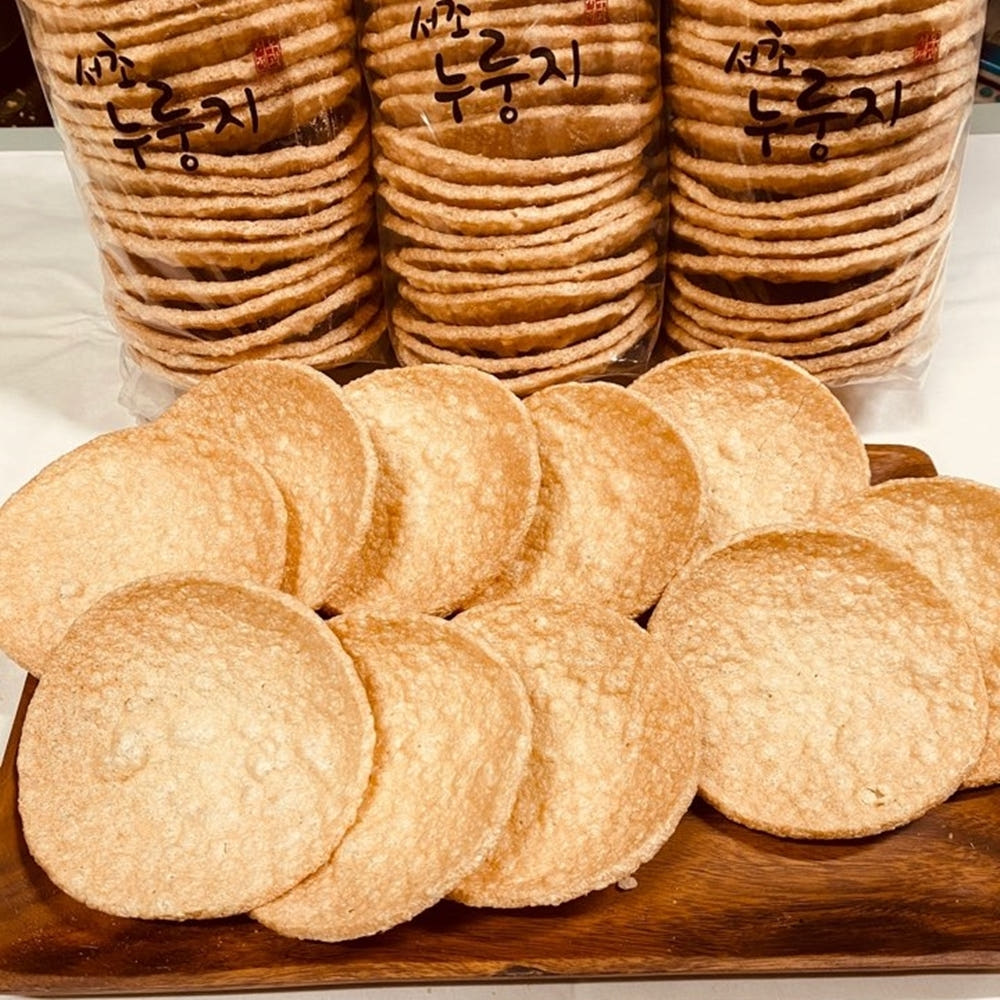 뻥튀기 MSG무첨가  서초누룽지 뻥과자 어른 아이간식 강남뻥튀기 140g x 6봉 : 서초누룽지