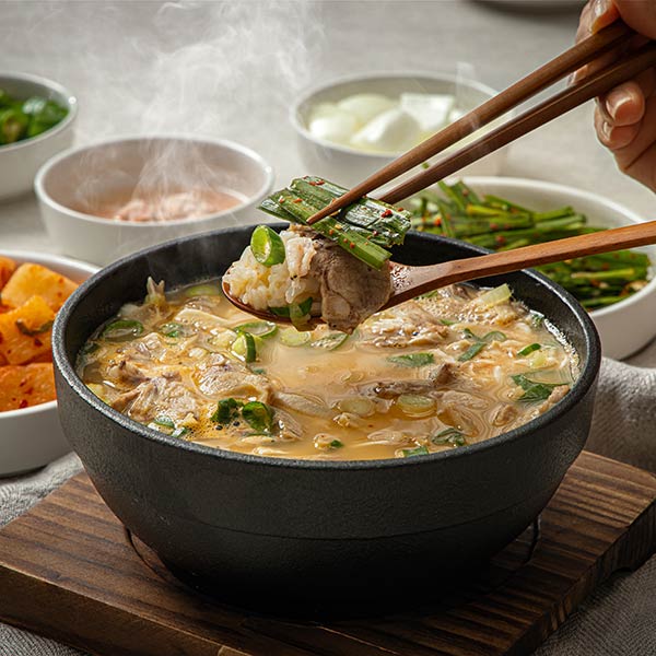 가마솥조리 진하고 구수한 돼지국밥 200gx5팩 5인분 외 얼큰국밥 얼큰내장탕 : 자연맛남