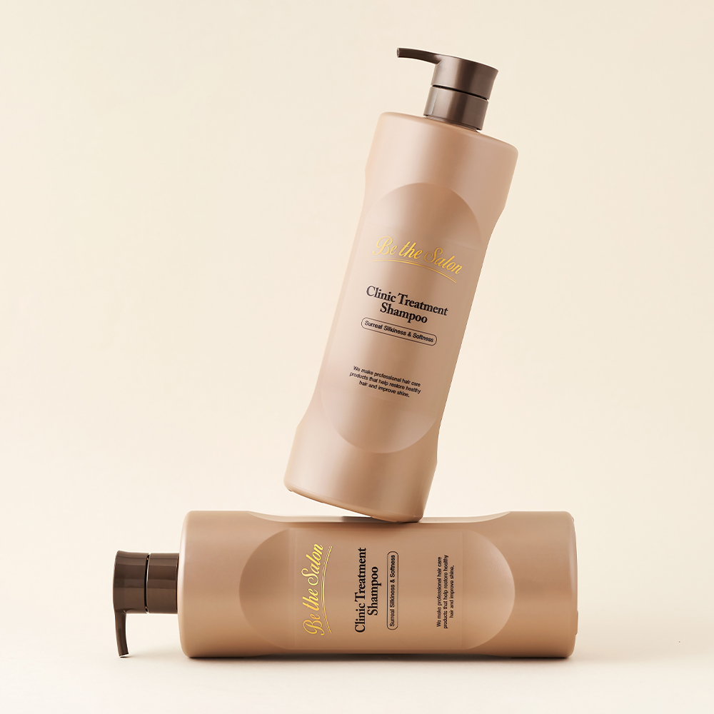 비더살롱 크리닉 극손상 대용량 미용실 살롱 트리트먼트 샴푸 1000ml x 2개 : 콬몰스토어