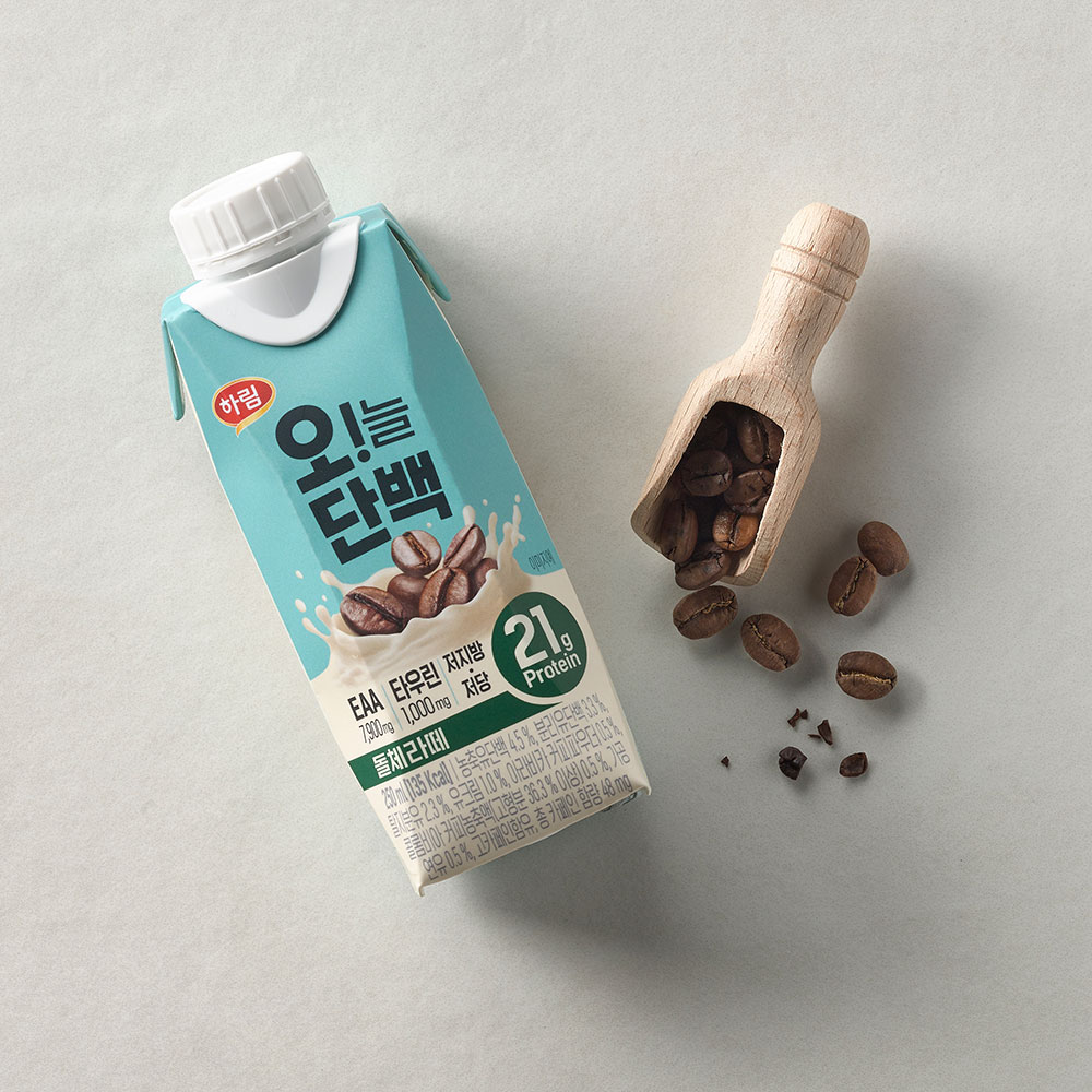 하림 오늘단백 돌체라떼 250ml 15개 : 주식회사 하림