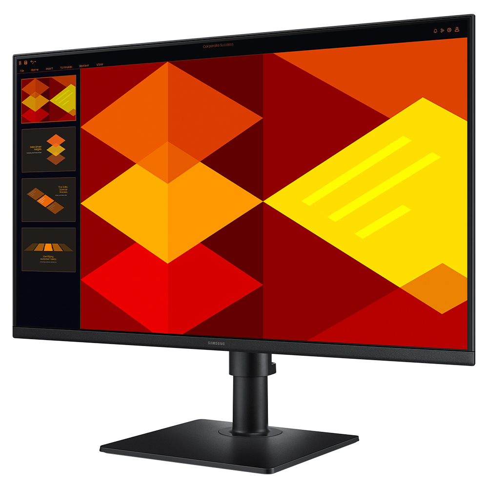 삼성 60.4cm(24인치) 에센셜 모니터 LS24D400 IPS 100Hz 피벗 세로회전 : 삼성공식파트너 오제앤에스
