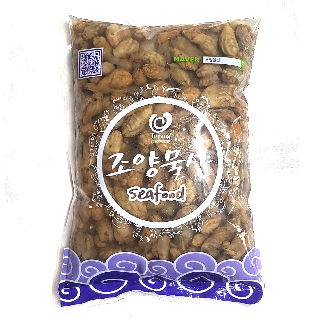 국내산 생물 오만둥이 오만디 찜 손질 깐미더덕 미더덕회 1kg : 조양물산