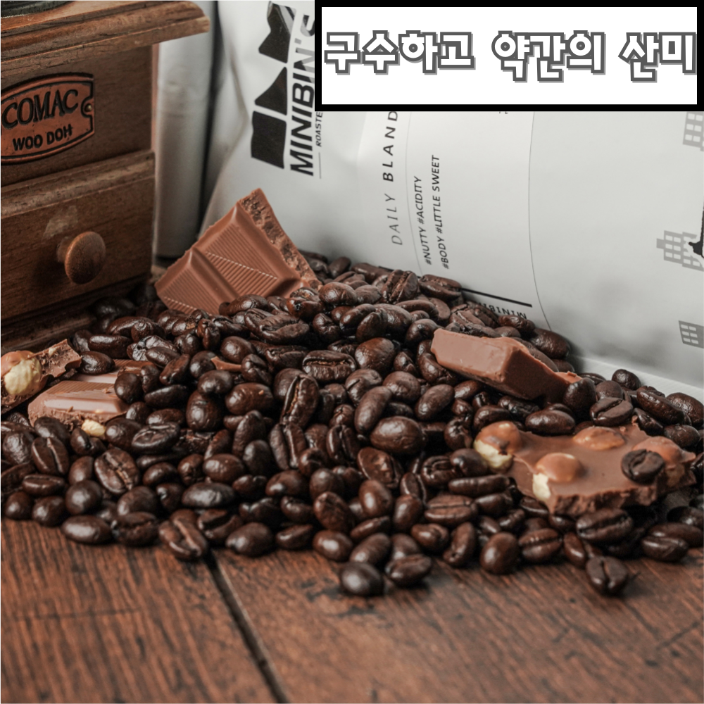 1kg 데일리 블랜드 l 갓 로스팅 한 커피 l 미니빈스 로스터리 : 미니빈스 로스터리