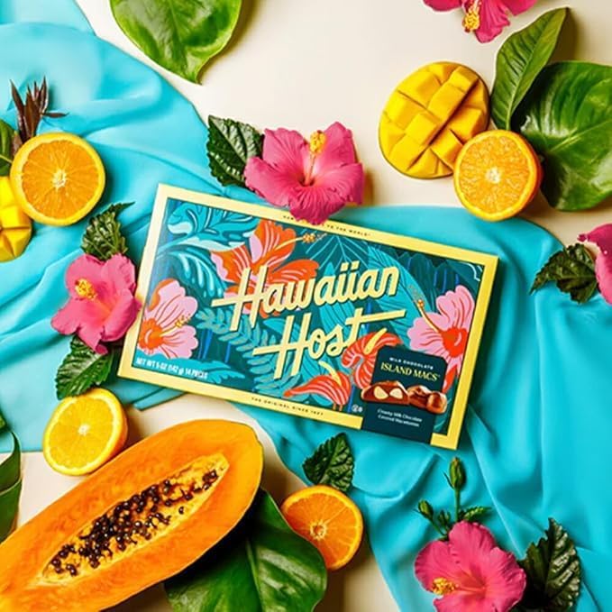 하와이안 호스트 마카다미아 너트 초콜릿 14개입 10박스 : myHawaii