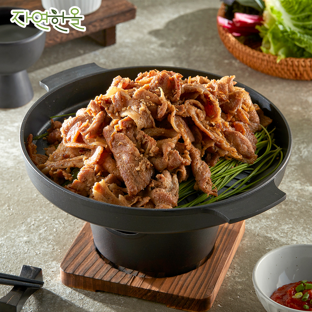 고쌈냉면 밀키트 / 곰취냉면+직화석쇠불고기 : 자연한올