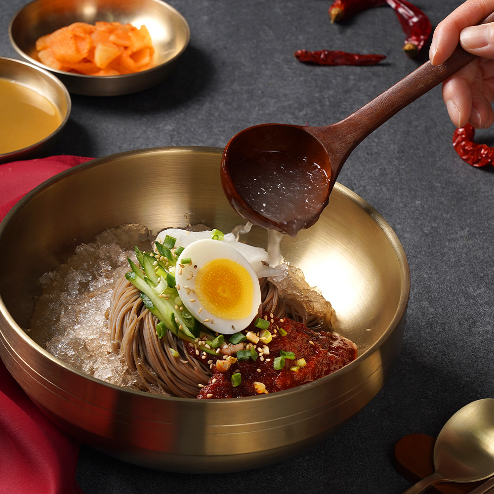 [유튜버리비Pick] 더매운 해주냉면 매운 불 비빔냉면 함흥냉면 물냉면 평양냉면 밀키트세트 : 신천해주냉면