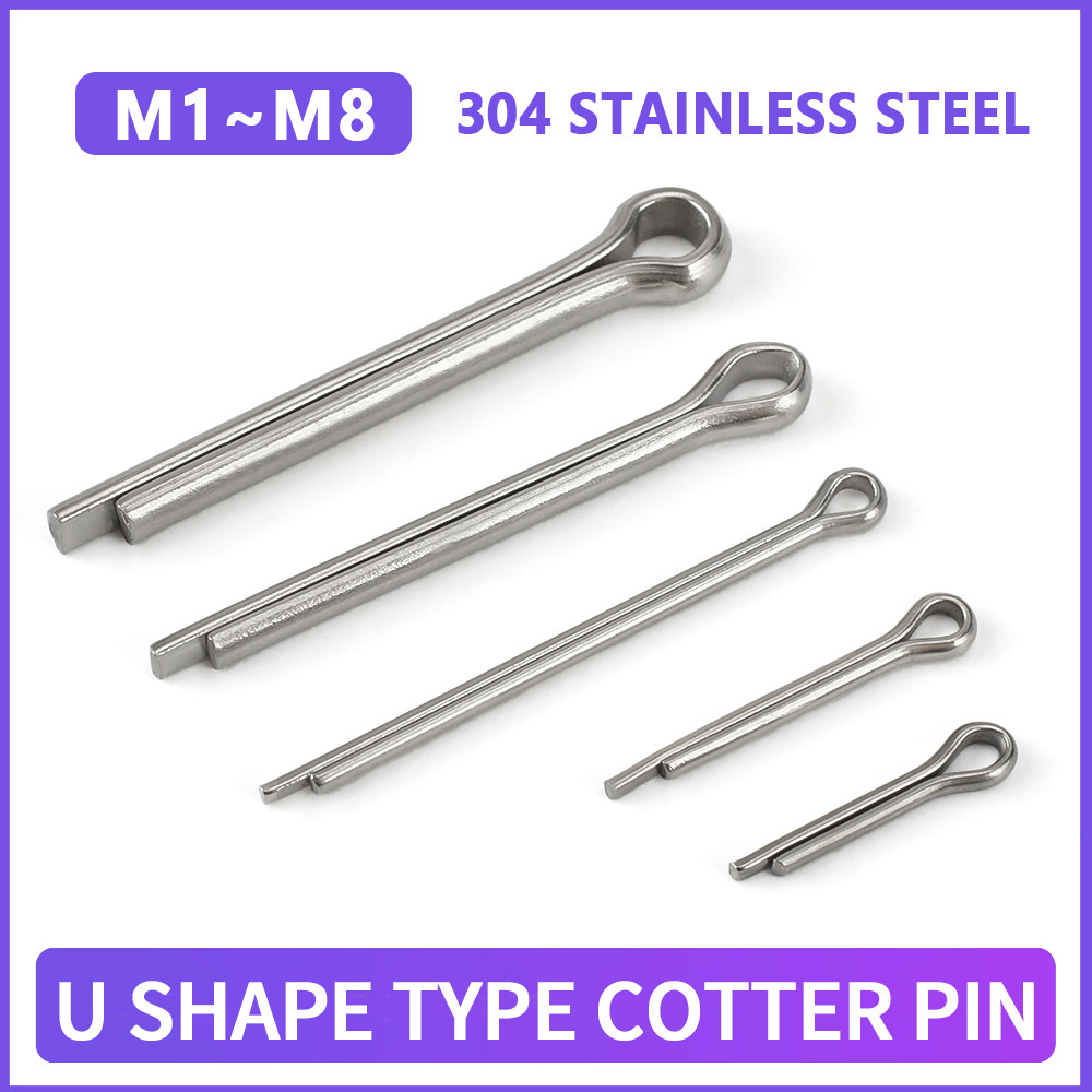 M1 코터 클램프 M4 분할 M8 100Pcs M3 자동차 탄성 M2 스프링 수리 고정 M5M6 모양 유형 M1x10mm(100Pcs) 1 : 트리뷔오유
