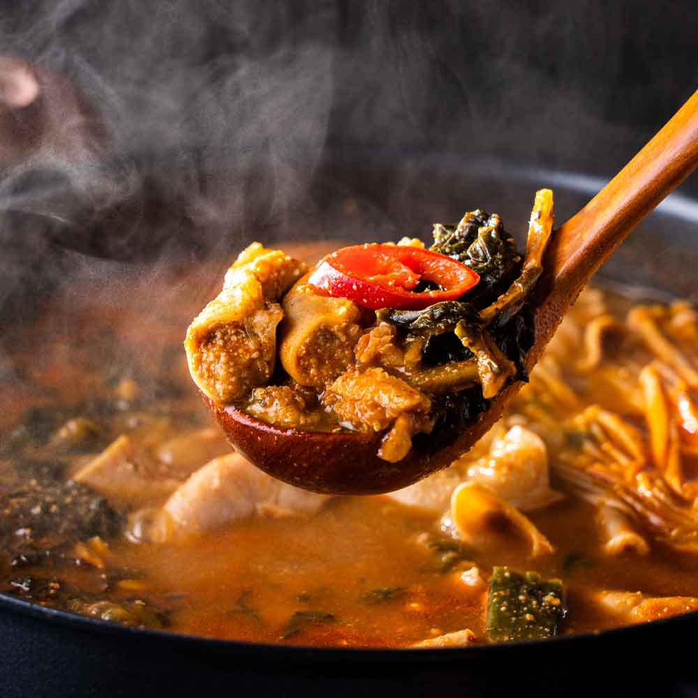 푸짐한 곱과 시래기 풍미가득 곱창전골 1kg+1kg 4-5인분 캠핑요리 간편조리 캠핑 소곱창전골 : 집에서 먹자