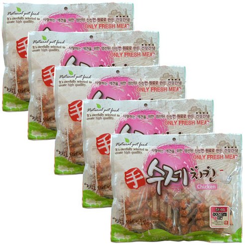 Pack_수제치킨 라이스덤벨치킨 155g, 5개입 : 디씨핫플레이스