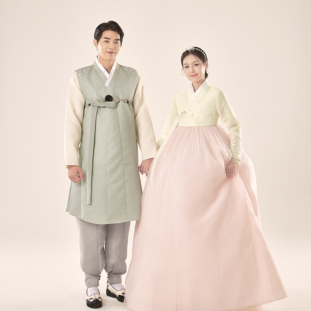 [대여]더유한복 한복드레스 웨딩촬영 한복대여 결혼식 돌잔치 사계절 나리 가온 : 더유한복
