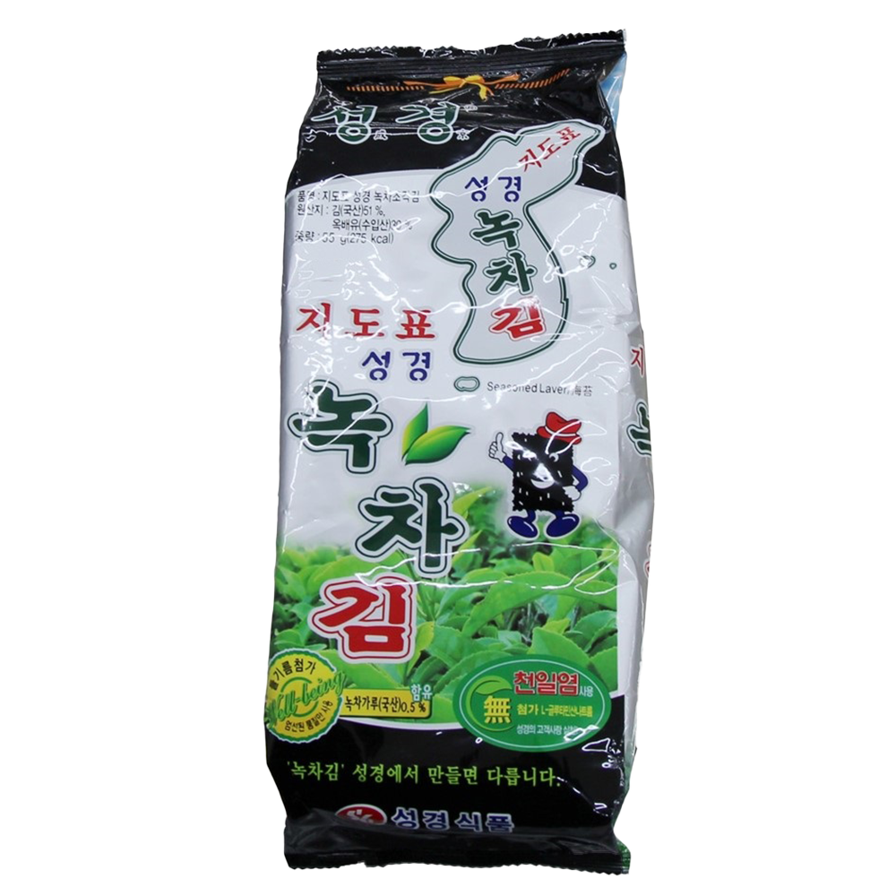 지도표 성경 녹차김 50g/성경식품 : 푸드엔마트