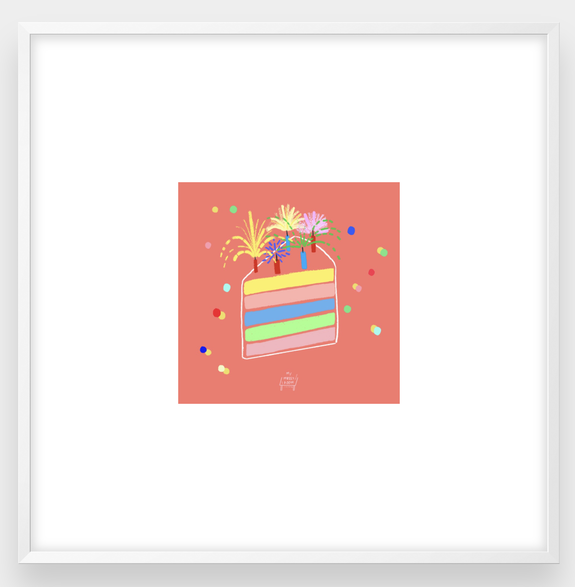 304x304mm생일일러스트 : 마이메시룸