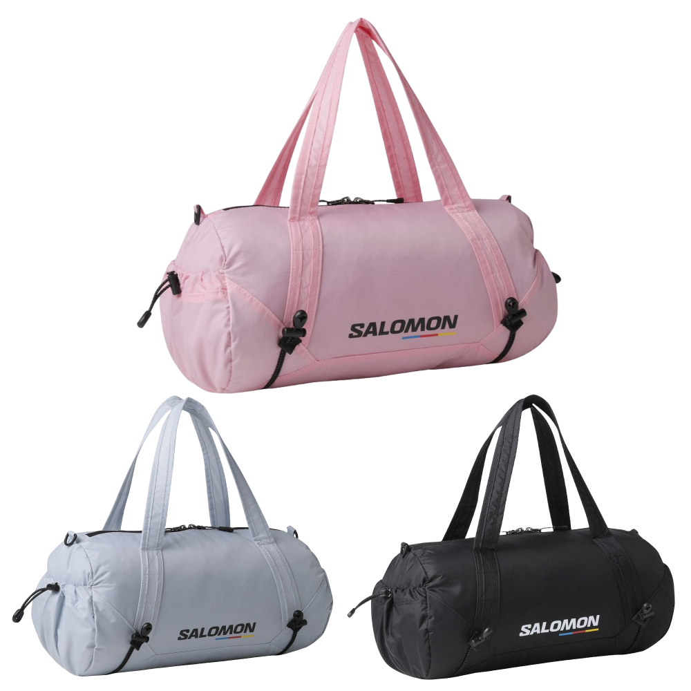 살로몬 SALOMON 포쉬 토트백 핑크 블랙 그레이 더플백 크로스백 등산 가방 : 투데이딜스
