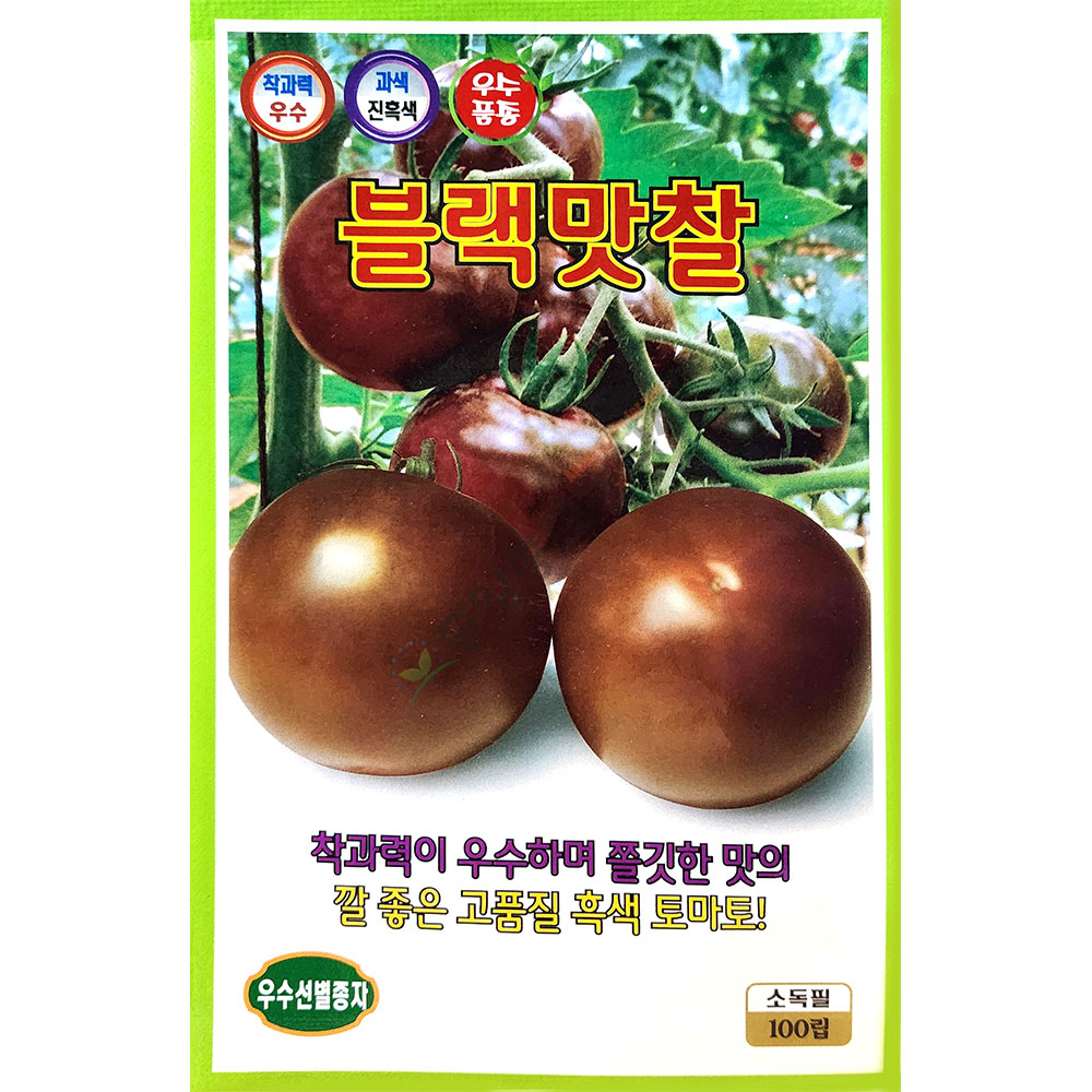 블랙맛찰 100립 토마토씨앗 : 중앙종묘농약사
