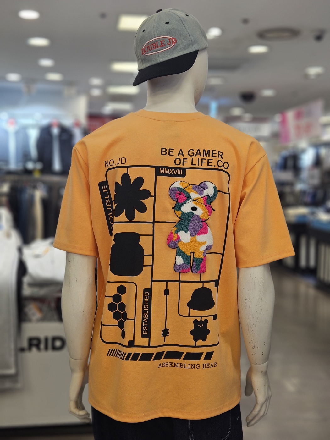 더블JD  25  SS 프라모델 곰돌이 반팔 (JGEABT10201) : 2001 중계점 더블제이디