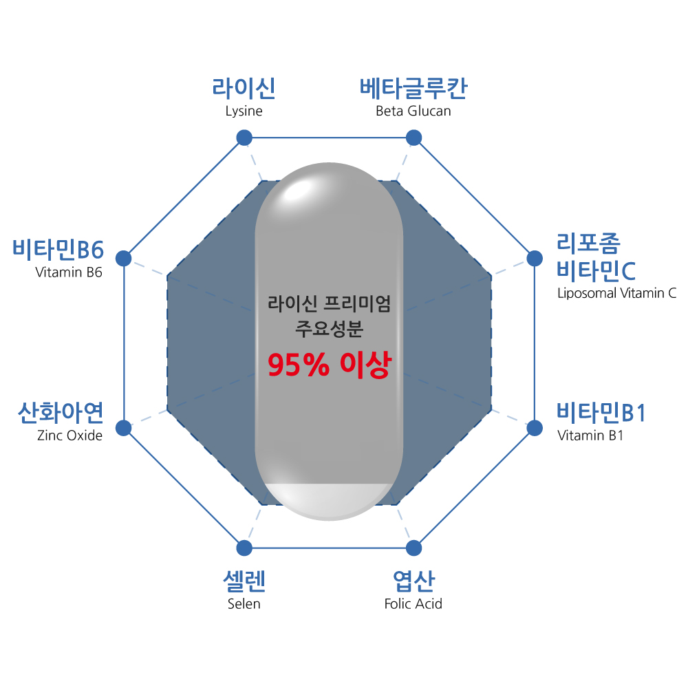 헬스더봄 라이신 베타글루칸 비타민B 리포좀비타민C L엘라이신 60정 : 유니홈케어