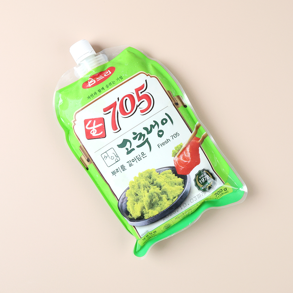 움트리 705 생와사비 고추냉이 와사비 냉동 700g, 12개 : 연주푸드