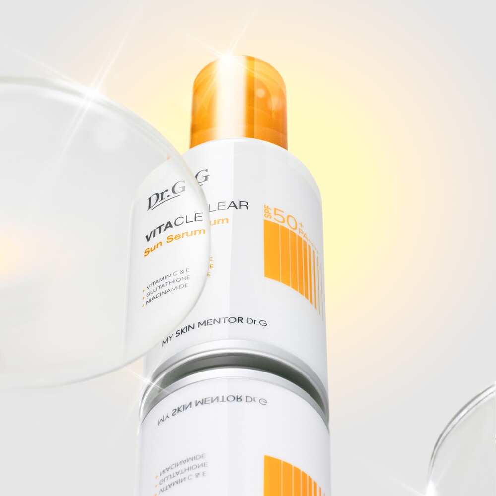 닥터지 비타 클리어 선 세럼 50mL+50mL SPF 50+ PA++++ 잡티 케어 : 고운세상 닥터지