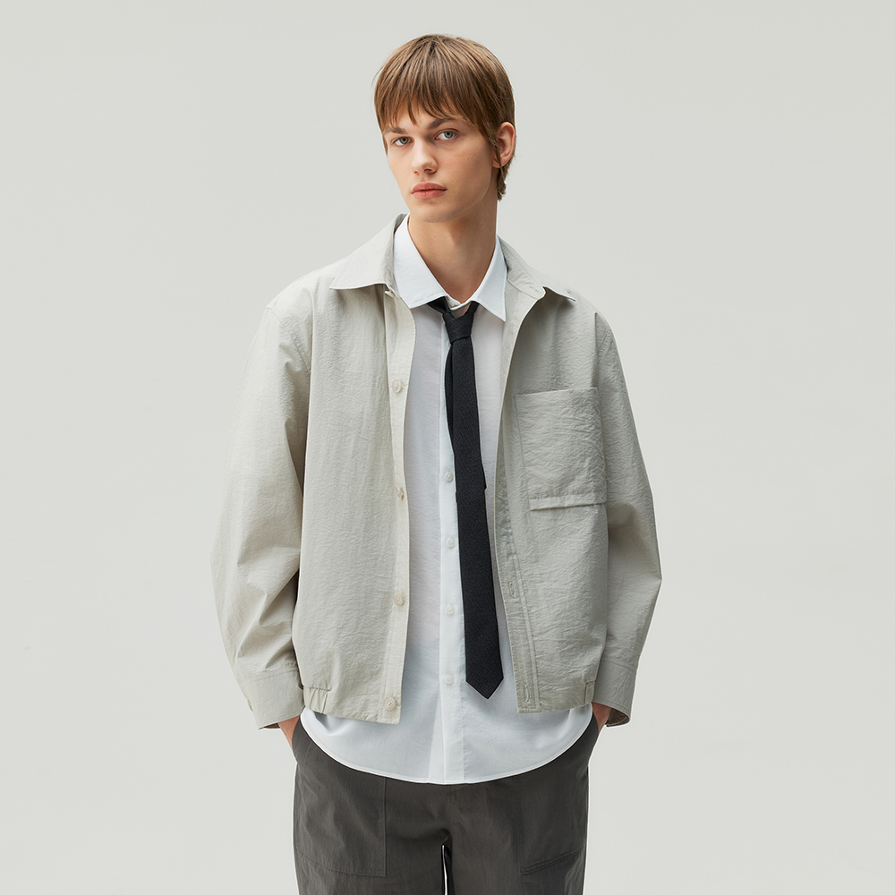 마인드브릿지 [COUTURE]셔츠형 블루종 MZJP3174 : MINDBRIDGE