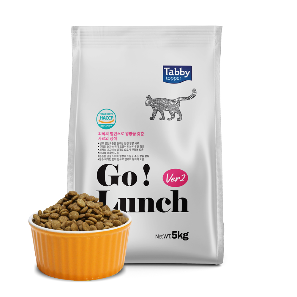 테비 고(go) 런치 고양이사료 닭고기 5kg : 두리펫