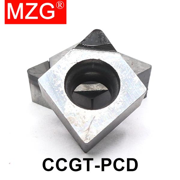 MZG 1pcs CCGT 다이아몬드 커터 인서트 CBN PCD 알루미늄 합금 선삭 공구 초경 CCGT0602 09T3 CCGT1204 주철 가공용 : 구나인플렉스